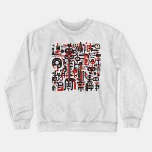 Mid Century Abstract Jazz Crewneck Sweatshirt